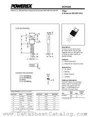 BCR5AM-12L datasheet pdf Powerex Power Semiconductors