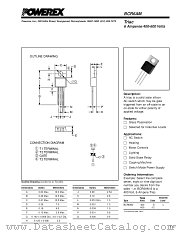 BCR6AM-12 datasheet pdf Powerex Power Semiconductors