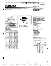 C390PAX555 datasheet pdf Powerex Power Semiconductors