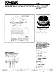 C391 datasheet pdf Powerex Power Semiconductors