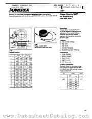 C391PS datasheet pdf Powerex Power Semiconductors