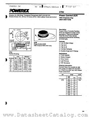 C784CS datasheet pdf Powerex Power Semiconductors