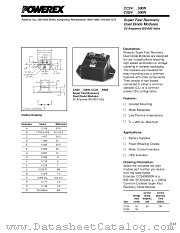CC2406500N datasheet pdf Powerex Power Semiconductors