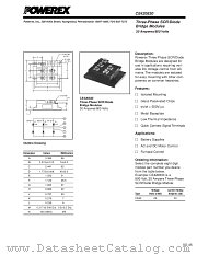 CE420830 datasheet pdf Powerex Power Semiconductors