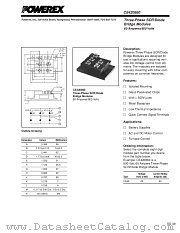 CE420860 datasheet pdf Powerex Power Semiconductors