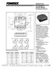 CM100TU-24H datasheet pdf Powerex Power Semiconductors