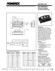 CM150DU-12H datasheet pdf Powerex Power Semiconductors