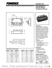CM150DU-24H datasheet pdf Powerex Power Semiconductors