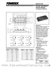 CM15TF-24H datasheet pdf Powerex Power Semiconductors