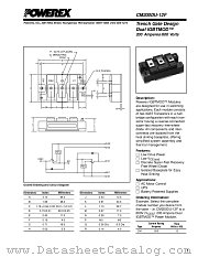 CM200DU-12F datasheet pdf Powerex Power Semiconductors