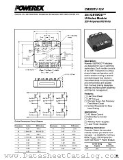 CM200TU-12H datasheet pdf Powerex Power Semiconductors