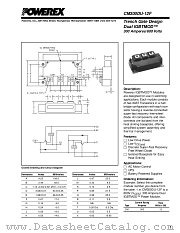 CM300DU-12F datasheet pdf Powerex Power Semiconductors