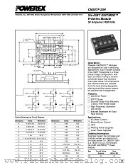 CM50TF-28H datasheet pdf Powerex Power Semiconductors