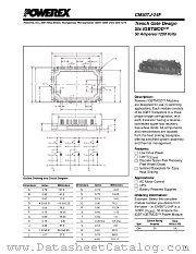 CM50TJ-24F datasheet pdf Powerex Power Semiconductors
