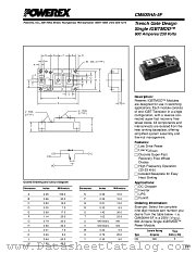 CM600HA-5F datasheet pdf Powerex Power Semiconductors