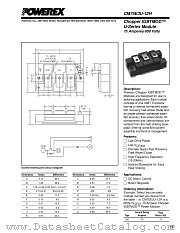 CM75E3U-12H datasheet pdf Powerex Power Semiconductors
