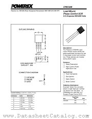 CR03AM400-12 datasheet pdf Powerex Power Semiconductors