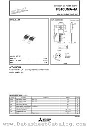 FS10UMA-4A datasheet pdf Powerex Power Semiconductors