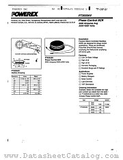 FT3000AV-60 datasheet pdf Powerex Power Semiconductors