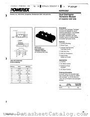 KD7212A2 datasheet pdf Powerex Power Semiconductors