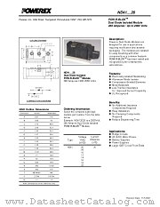 ND411626 datasheet pdf Powerex Power Semiconductors