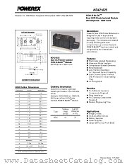 ND421825 datasheet pdf Powerex Power Semiconductors