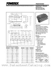 PM200CBS060 datasheet pdf Powerex Power Semiconductors
