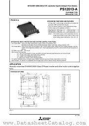 PS12013-A datasheet pdf Powerex Power Semiconductors