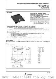 PS12015-A datasheet pdf Powerex Power Semiconductors
