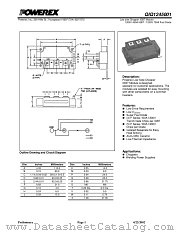 QIQ1245001 datasheet pdf Powerex Power Semiconductors