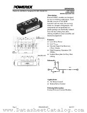 QIR0620001 datasheet pdf Powerex Power Semiconductors
