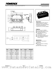 QJD0240002 datasheet pdf Powerex Power Semiconductors