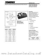 RM400HA-24S datasheet pdf Powerex Power Semiconductors