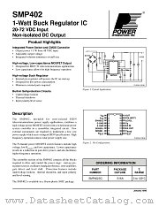 SMP402 datasheet pdf Power Integrations Inc