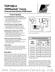 TOP103YA datasheet pdf Power Integrations Inc