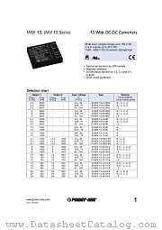 20IMX15-15-9C datasheet pdf Power-One