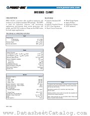 BWS0512 datasheet pdf Power-One