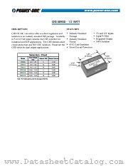 CRS1205 datasheet pdf Power-One