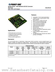 HLS30ZG datasheet pdf Power-One