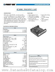 HPT015ZEHH-AS1 datasheet pdf Power-One