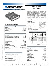 OES021ZC-A datasheet pdf Power-One