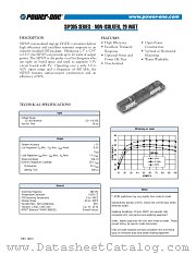 SIP305 datasheet pdf Power-One