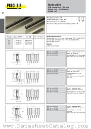 803-91-016-10-003 datasheet pdf Precid-Dip Durtal
