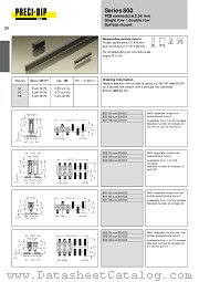 803-93-016-30-002 datasheet pdf Precid-Dip Durtal