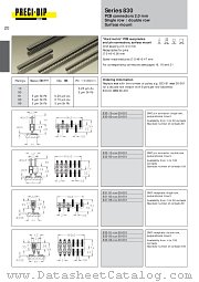 830-90-016-30-001 datasheet pdf Precid-Dip Durtal