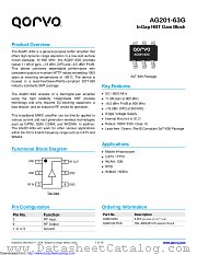 AG201-63G datasheet pdf Qorvo