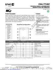 CGA-7718Z datasheet pdf Qorvo