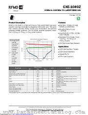 CXE-1089Z datasheet pdf Qorvo