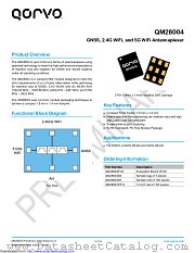 QM28004 datasheet pdf Qorvo