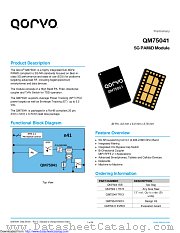 QM75041 datasheet pdf Qorvo